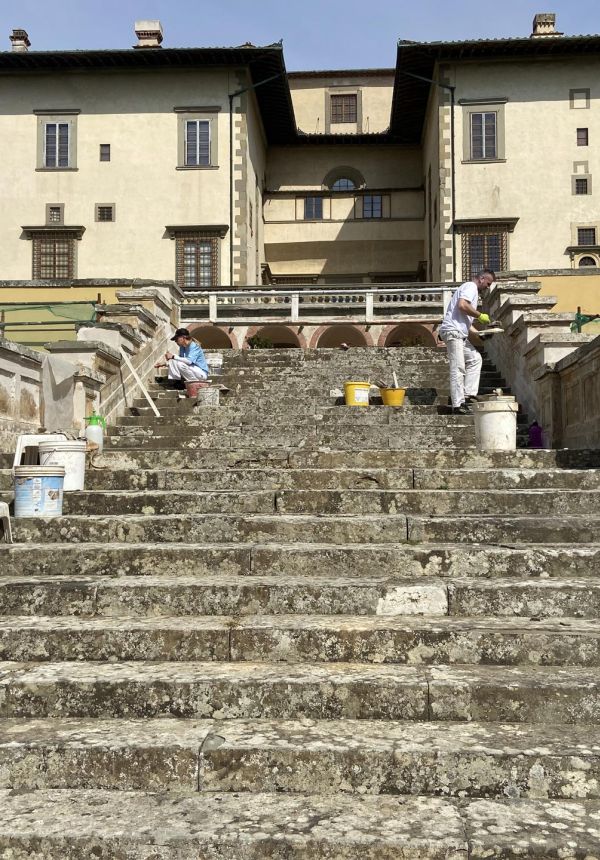 Scalone Monumentale, Villa Medicea di Poggio a Caiano